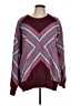 Passenger Chevron-herringbone Burgundy Pullover Sweater Size L - photo 1