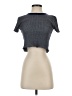 Pull&Bear Gray Short Sleeve Turtleneck Size XS - photo 1