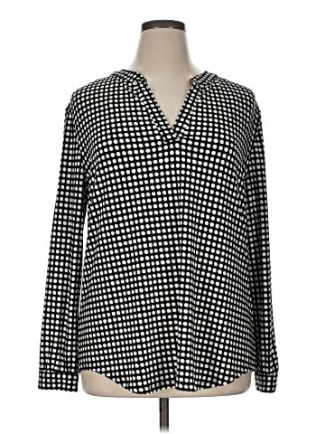 Anne Klein Long Sleeve Blouse (view 1)