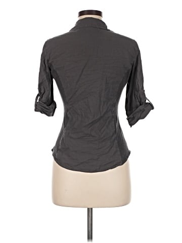 James Perse 3/4 Sleeve Button-Down Shirt (view 2)