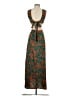 Shein 100% Polyester Paisley Green Casual Dress Size 2 - photo 2