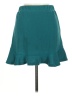 AEMI+CO Solid Teal Casual Skirt Size M - photo 2