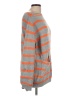 Unbranded 100% Acrylic Stripes Orange Gray Pullover Sweater Size L - photo 4