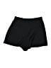 Zara Solid Black Shorts Size L - photo 2
