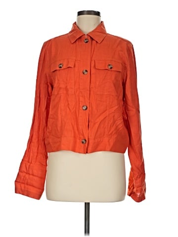 Three Dots Long Sleeve Button-Down Shirt (view 1)