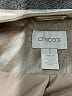 Chico's 100% Polyester Metallic Tan Jacket Size M - photo 6
