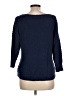 Fever Solid Blue Pullover Sweater Size L - photo 2