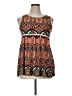 Egs Brown Sleeveless Blouse Size XL - photo 1