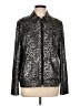 Laura Ashley 100% Polyester Animal Print Silver Jacket Size L - photo 1