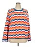 AVARA Stripes Orange Pullover Sweater Size XXL - photo 1