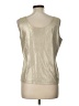 Chico's Metallic Tan Sleeveless Top Size Lg (2) - photo 2