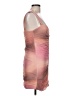 Zara Tie-dye Pink Cocktail Dress Size L - photo 4
