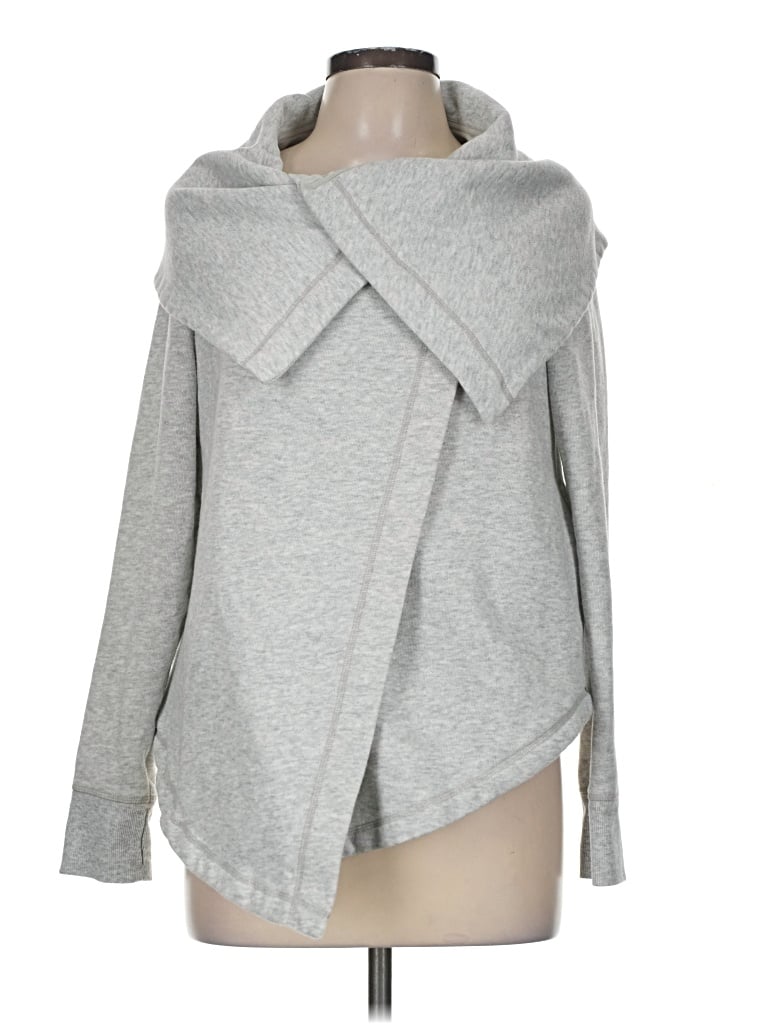 Pre-owned Z By Zella Pullover Sweater In Gray