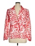 Emily... Print Red Blazer Size 14 - photo 1
