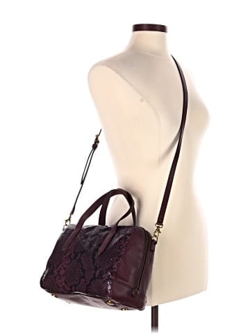 Fossil Leather Satchel (view 2)
