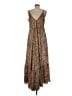 Assorted Brands Paisley Brown Casual Dress Size M (estimated) - photo 2