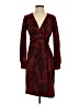 DKNY Animal Print Red Cocktail Dress Size 2 - photo 1