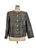 Talbots Tweed Gray Silk Blazer Size 18 - photo 1