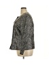 Talbots Tweed Gray Silk Blazer Size 18 - photo 5