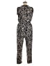 White Birch Animal Print Black Jumpsuit Size XL - photo 2