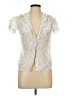 Gap Ivory Short Sleeve Blouse Size 10 - photo 1