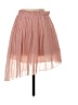 Zara 100% Polyester Solid Pink Casual Skirt Size XS - photo 2