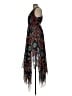 Alice + Olivia Paisley Black Cocktail Dress Size L (estimated) - photo 5