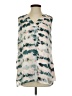 CAbi 100% Polyester Teal Sleeveless Blouse Size S - photo 1