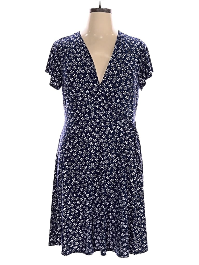 Pre-owned Kaileigh Casual Dress In Blue