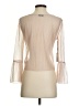 Babaton 100% Nylon Ivory 3/4 Sleeve Blouse Size XS - photo 2