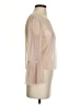 Babaton 100% Nylon Ivory 3/4 Sleeve Blouse Size XS - photo 4