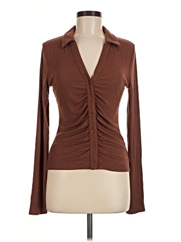 Paige Long Sleeve Polo (view 1)