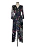 Eliza J 100% Polyester Floral Black Cocktail Dress Size 6 - photo 1