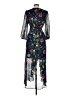 Eliza J 100% Polyester Floral Black Cocktail Dress Size 6 - photo 2