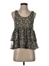Nordstrom 100% Polyester Green Sleeveless Blouse Size S - photo 1