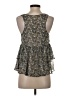 Nordstrom 100% Polyester Green Sleeveless Blouse Size S - photo 2