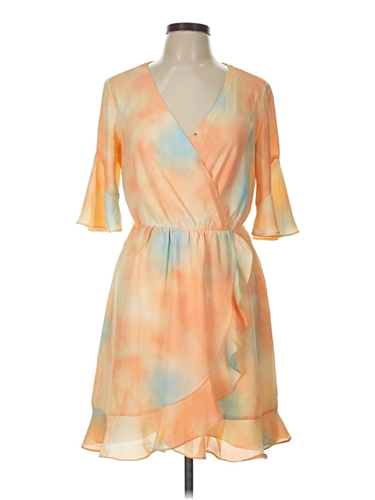 Pre-owned June & Hudson Casual Dress In Orange