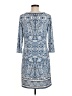Max Studio Paisley Blue Casual Dress Size M - photo 2