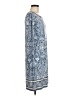 Max Studio Paisley Blue Casual Dress Size M - photo 4