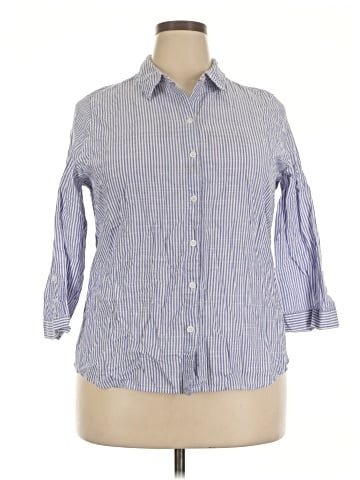 Croft & Barrow 3/4 Sleeve Button-Down Shirt (view 1)