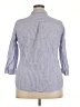 Croft & Barrow Blue 3/4 Sleeve Button-Down Shirt Size XXL - photo 2