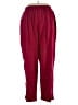 Assorted Brands Solid Burgundy Casual Pants Size 1X - photo 1