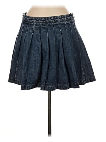 Self-Portrait Denim Skirt (view 1)