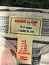 Gap Outlet 100% Cotton Stripes Gray Shorts Size 6 - photo 3