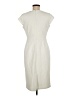 Classiques Entier Solid Ivory Cocktail Dress Size 6 - photo 2
