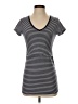 Thyme Stripes Black Short Sleeve T-Shirt Size XS - photo 1