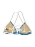 GNASH SWIM Color Block Blue Swimsuit Top Size 4 - photo 2