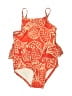 Carter's Print Orange One Piece Swimsuit 9-12 MO / 12 MO - photo 1