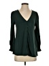 Lands' End Green Long Sleeve Blouse Size XS - photo 1