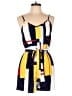 Shein 100% Polyester Color Block Yellow Romper Size L - photo 1